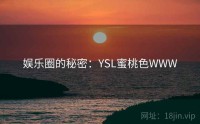 娱乐圈的秘密：YSL蜜桃色WWW